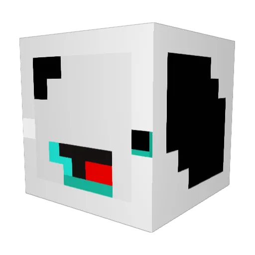 jayzxl Minecraft avatar head, 3D render