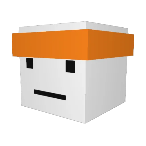 jaz9 Minecraft avatar head, 3D render