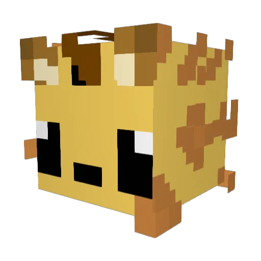 jazim Minecraft avatar head, 3D render
