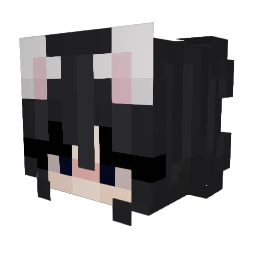 jazm_ine Minecraft avatar head, 3D render