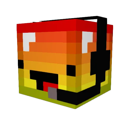 jazmen5 Minecraft avatar head, 3D render