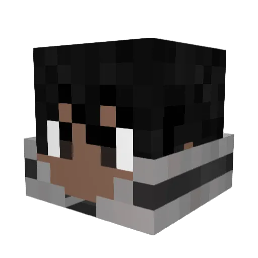 jazz396 Minecraft avatar head, 3D render