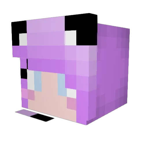 jazziw12 Minecraft avatar head, 3D render