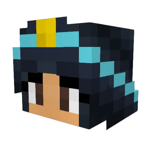 jazzy_anne Minecraft avatar head, 3D render