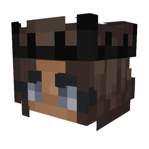 jazzyb13 Minecraft avatar head, 3D render