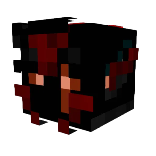 jazzyballs Minecraft avatar head, 3D render