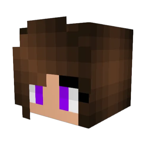 jazzybear1411 Minecraft avatar head, 3D render