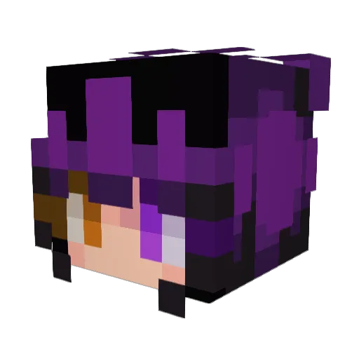 jazzykindred12 Minecraft avatar head, 3D render