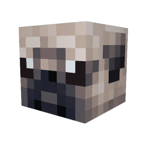 jazzymaitland Minecraft avatar head, 3D render