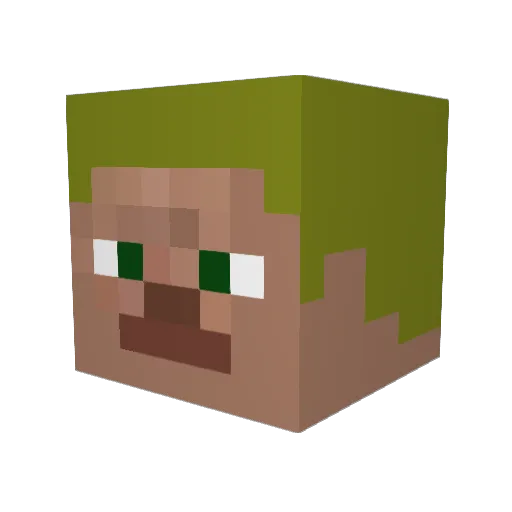 jazzytbone Minecraft avatar head, 3D render