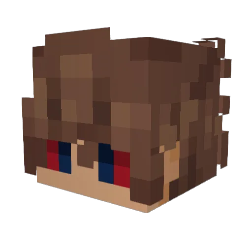 jazzzzyyyyyyy Minecraft avatar head, 3D render