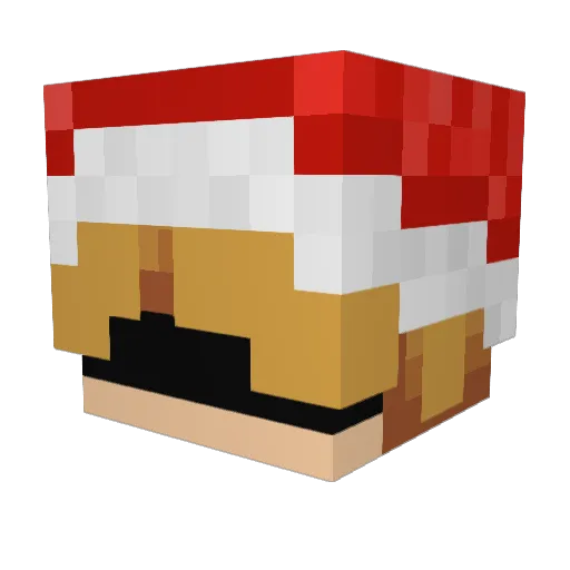 jazzzzyyyyyyy Minecraft avatar head, 3D render