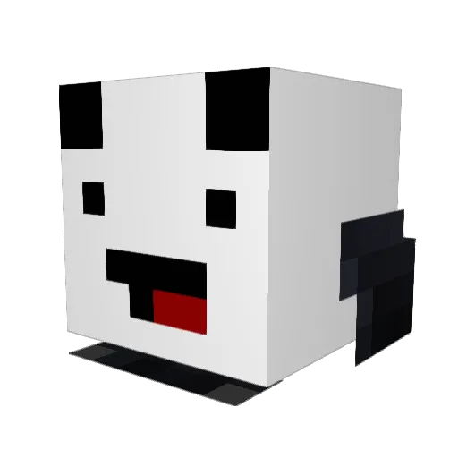 jb00101 Minecraft avatar head, 3D render