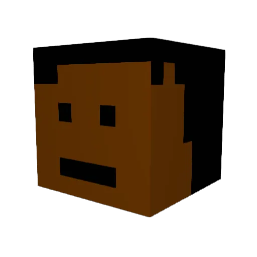 jb3003 Minecraft avatar head, 3D render