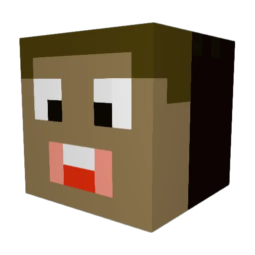 jbandsss Minecraft avatar head, 3D render