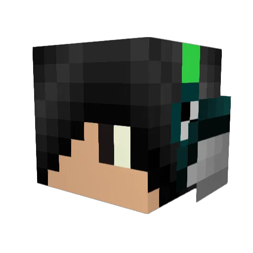 jbank13 Minecraft avatar head, 3D render