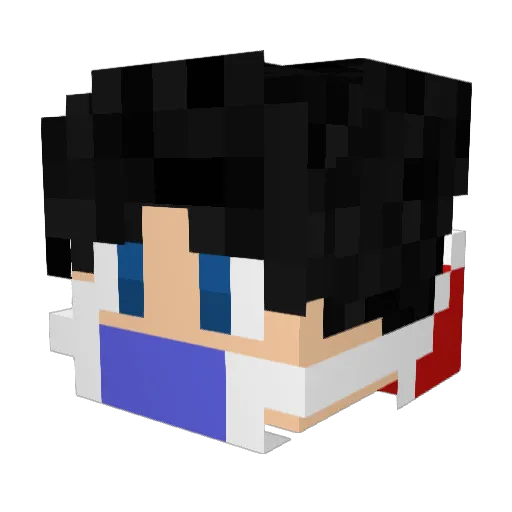 jbarrera Minecraft avatar head, 3D render