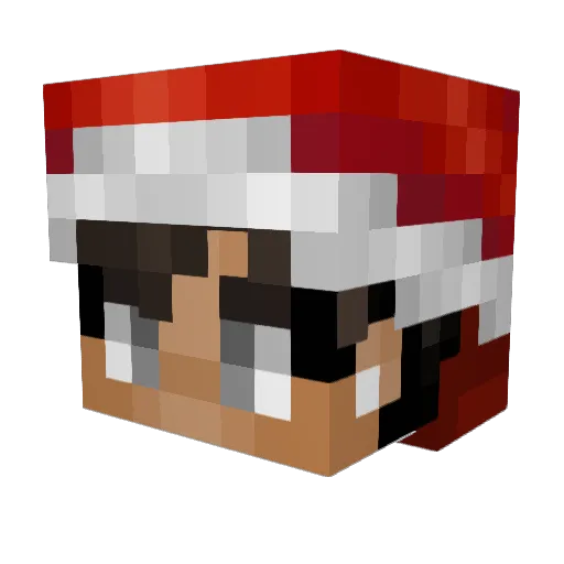 jbcyt Minecraft avatar head, 3D render