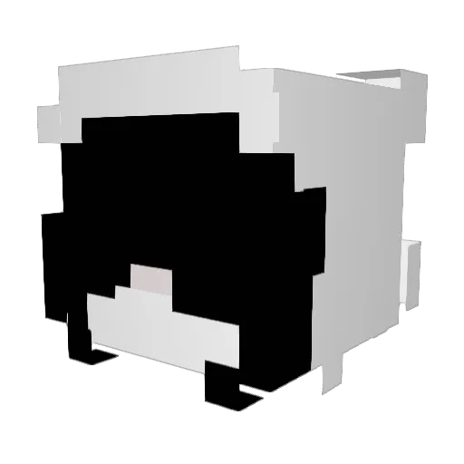 jbg6 Minecraft avatar head, 3D render