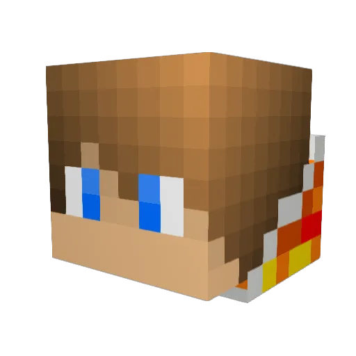 jblanco2004 Minecraft avatar head, 3D render