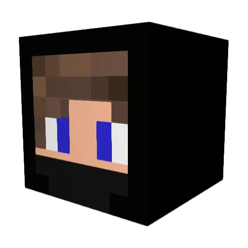 jblanket Minecraft avatar head, 3D render