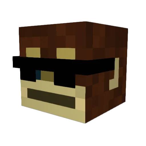 jblegoman123 Minecraft avatar head, 3D render