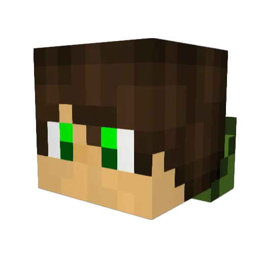 jbmonkey Minecraft avatar head, 3D render