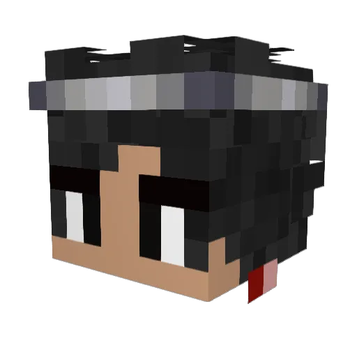 jbob32 Minecraft avatar head, 3D render
