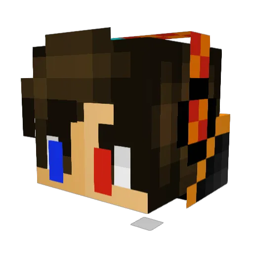 jboii99 Minecraft avatar head, 3D render