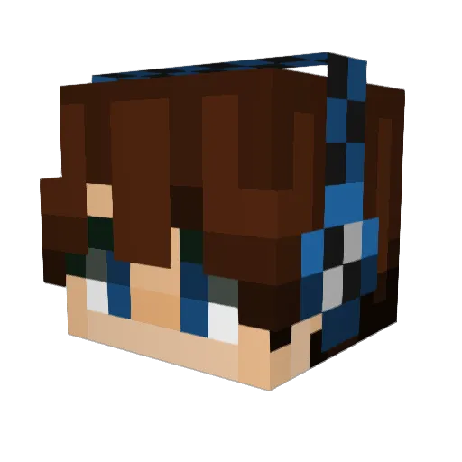 jbonds Minecraft avatar head, 3D render