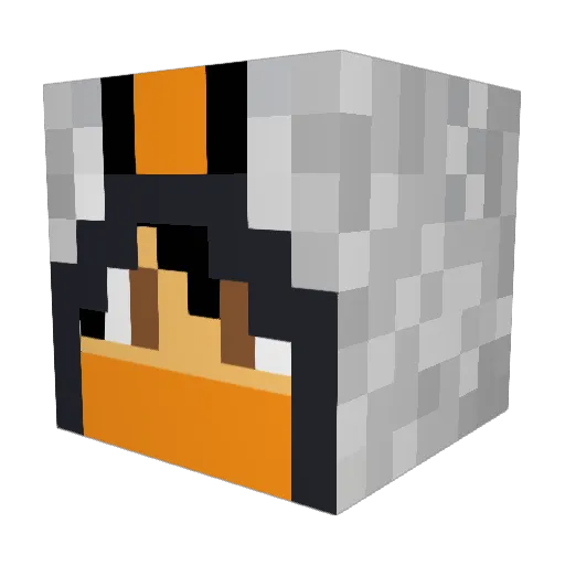 jboy777 Minecraft avatar head, 3D render