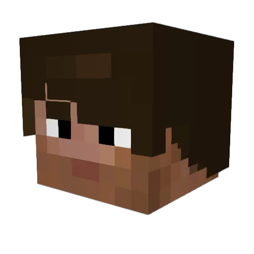 jbresar Minecraft avatar head, 3D render