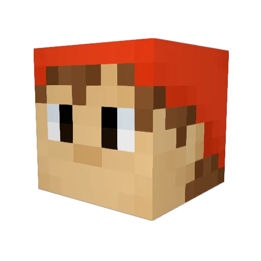 jbrozas Minecraft avatar head, 3D render