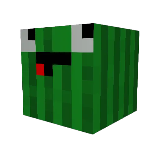 jbs_gaming Minecraft avatar head, 3D render