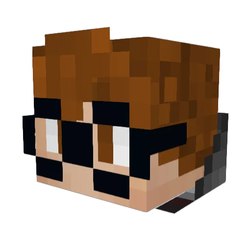 jbug5314 Minecraft avatar head, 3D render