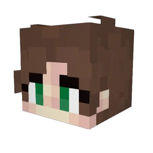 jbug7113 Minecraft avatar head, 3D render