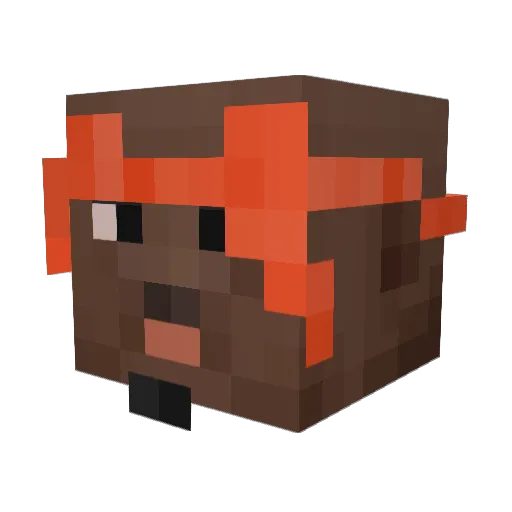 jc200111 Minecraft avatar head, 3D render