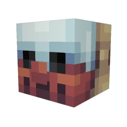 jc262002 Minecraft avatar head, 3D render