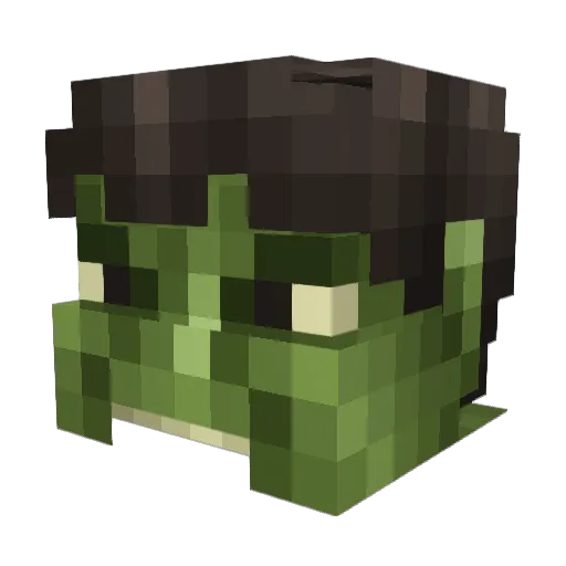 jc2playa Minecraft avatar head, 3D render