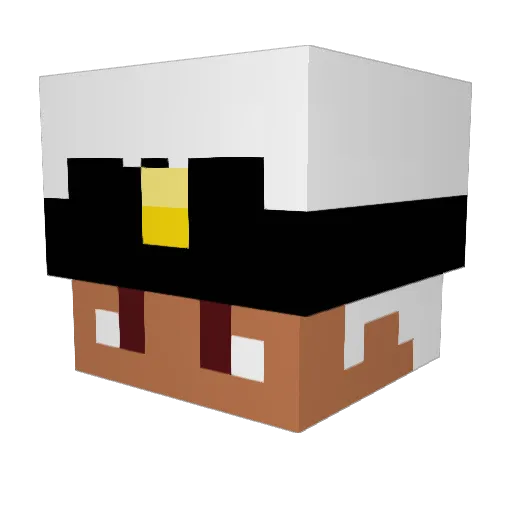 jc_pierre0 Minecraft avatar head, 3D render