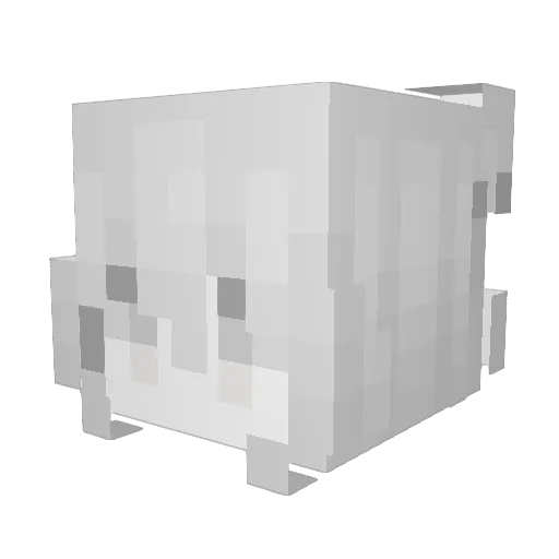 jcanna Minecraft avatar head, 3D render