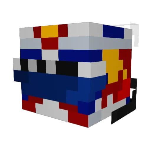 jcccob Minecraft avatar head, 3D render