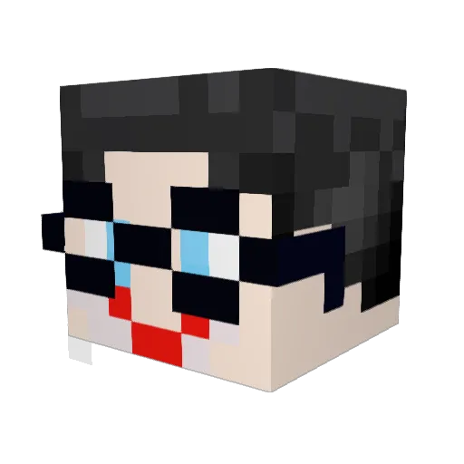 jcctmc32 Minecraft avatar head, 3D render