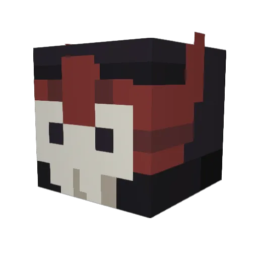 jcg_alvdo Minecraft avatar head, 3D render