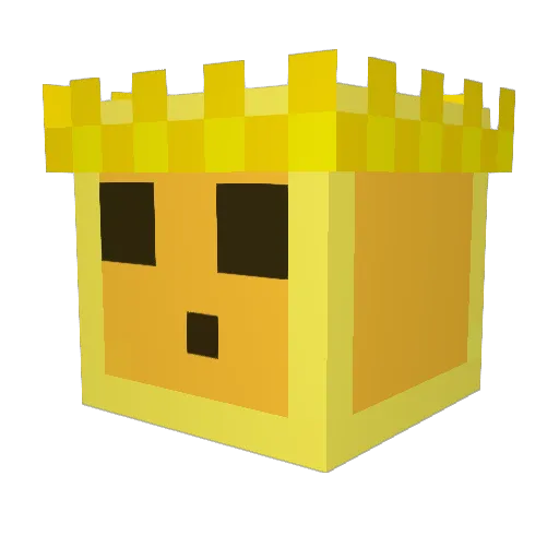 jchappers Minecraft avatar head, 3D render