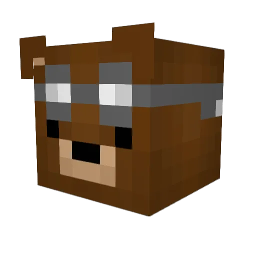 jchods Minecraft avatar head, 3D render