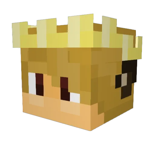 jcmalave Minecraft avatar head, 3D render