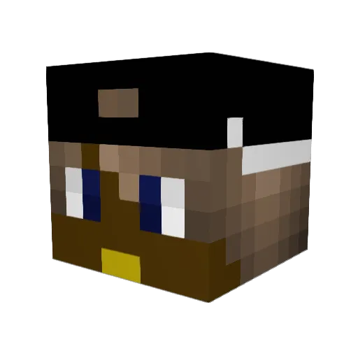 jcmycraft Minecraft avatar head, 3D render