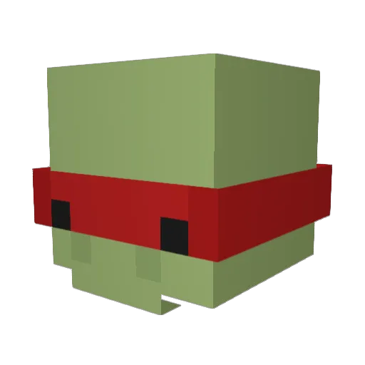 jcown Minecraft avatar head, 3D render