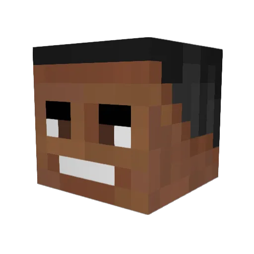 jcrazywind2 Minecraft avatar head, 3D render